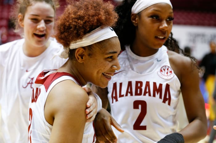Alabama guard Brittany Davis